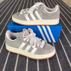Adidas campus00s women's grey and white US7